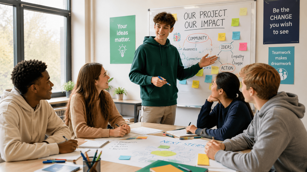 Building confidence in teenagers through teamwork, leadership and strengths-based learning