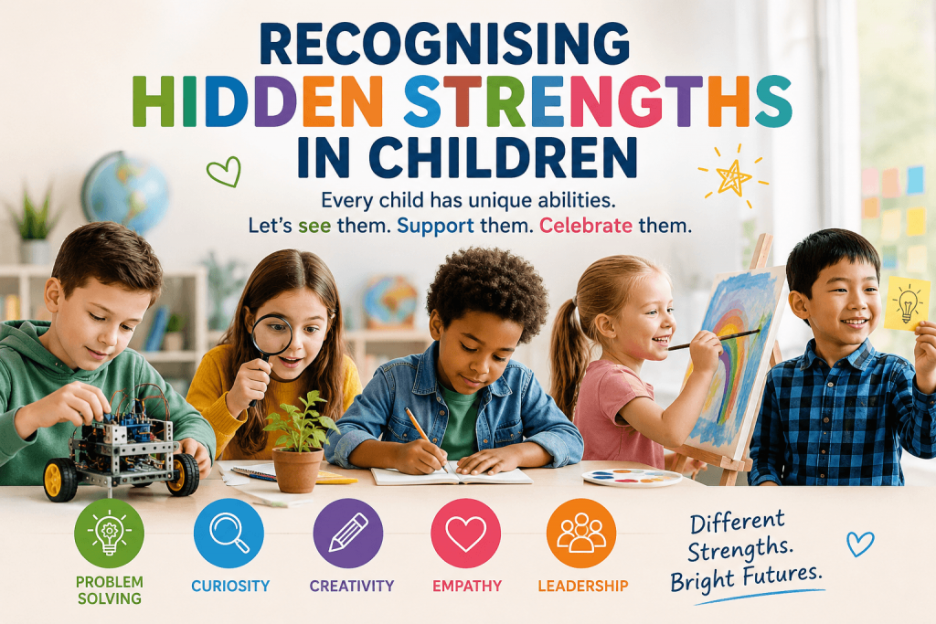 Recognising hidden strengths in children through creativity, curiosity, empathy and problem-solving